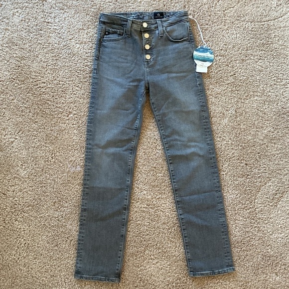 AG The Isabelle High-Rise Button-Fly Slim Jeans - Picture 8 of 11